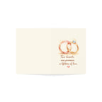Wedding Rings Greeting Card – “Two hearts, one promise” Set (1/10/30/50 pcs)