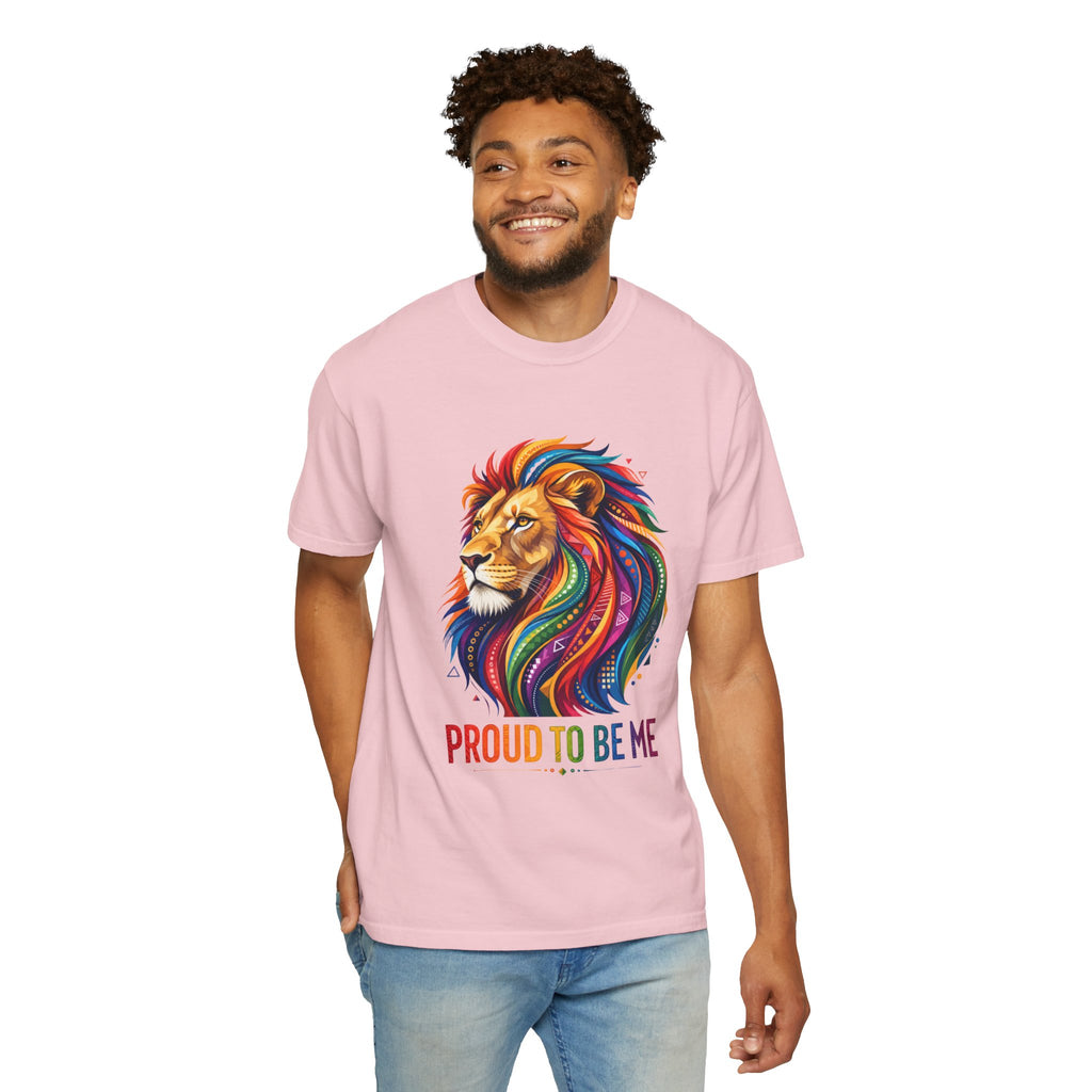 Proud to Be Me Lion T-Shirt — Rainbow Mane Pride Tee