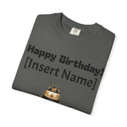 Birthday Cake Personalized T‑Shirt — "Happy Birthday! [Insert Name]" Customizable Tee