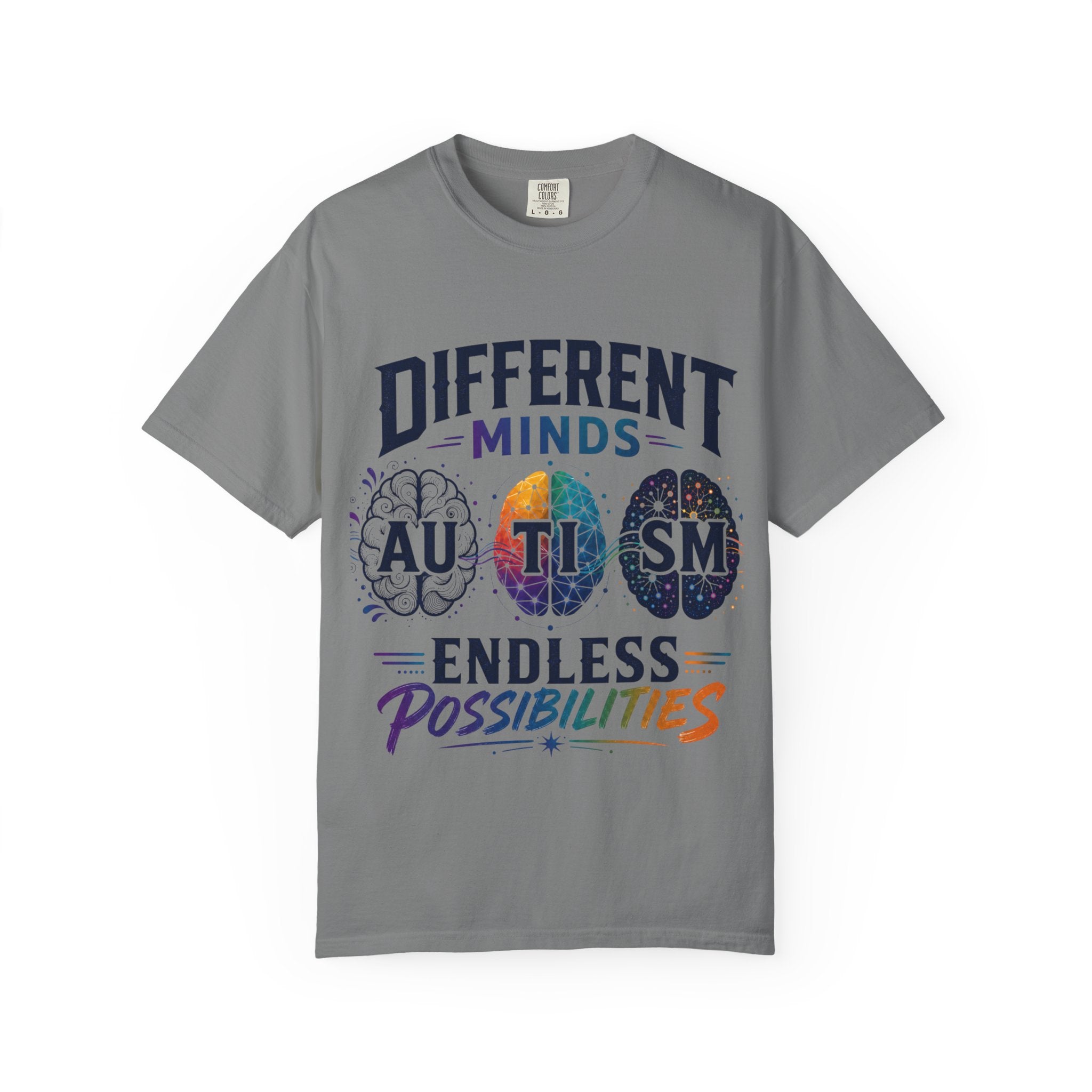 Autism Awareness T-Shirt — "Different Minds, Endless Possibilities"