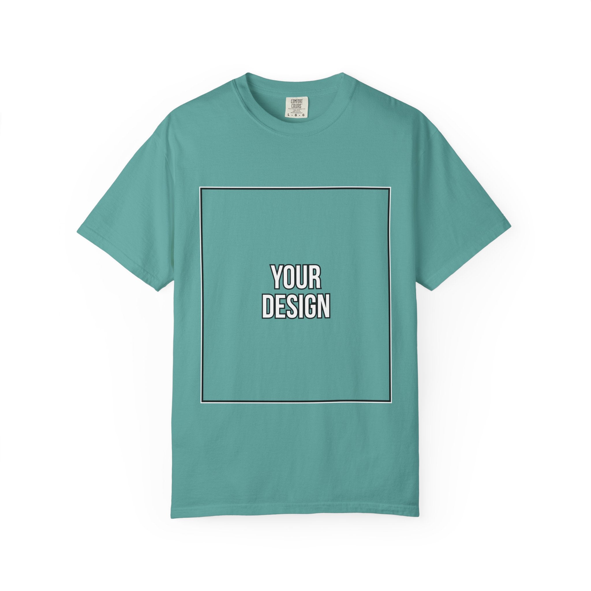 Classic Crewneck T‑Shirt — Custom Front Print Template