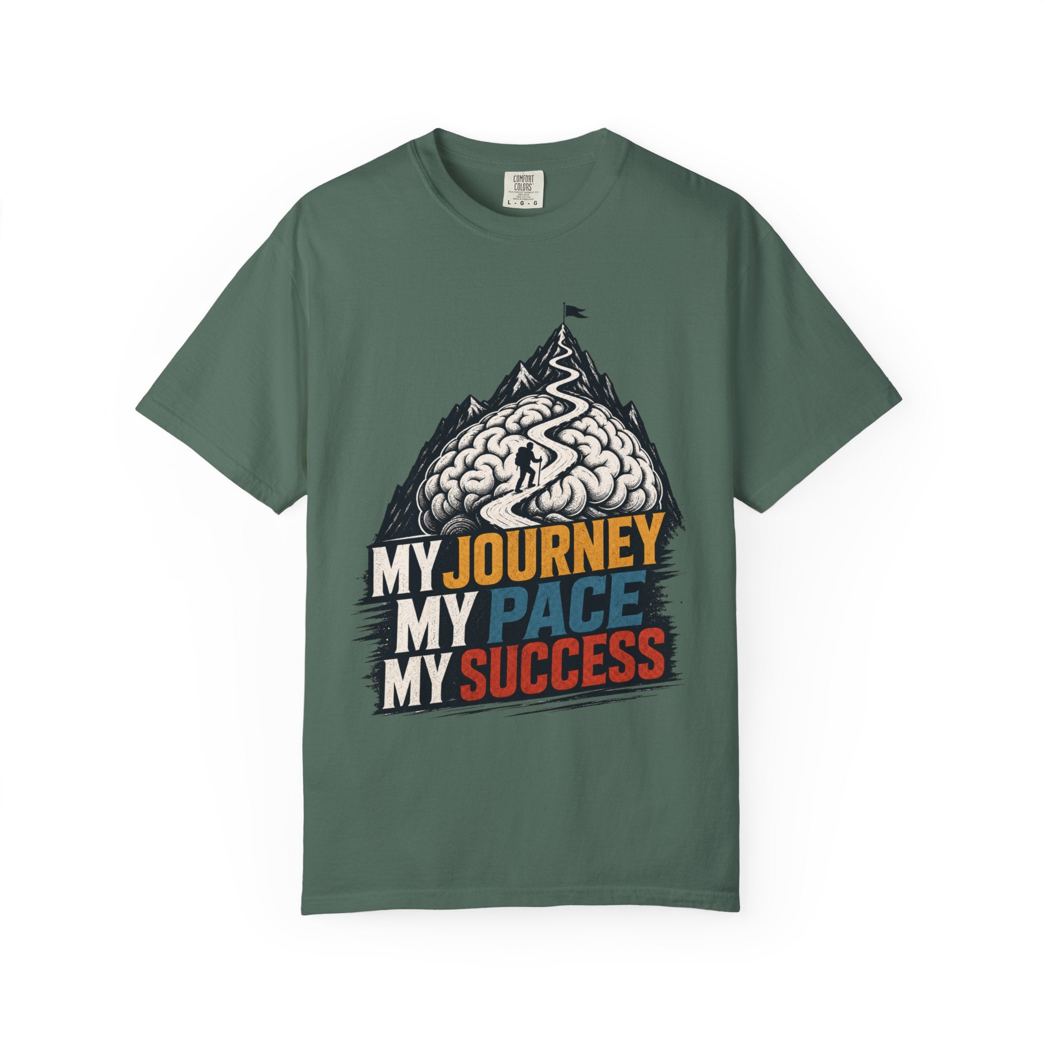 My Journey My Pace My Success T-Shirt — Motivational Mountain Graphic Tee
