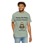 Birthday Cake Personalized T‑Shirt — "Happy Birthday! [Insert Name]" Customizable Tee
