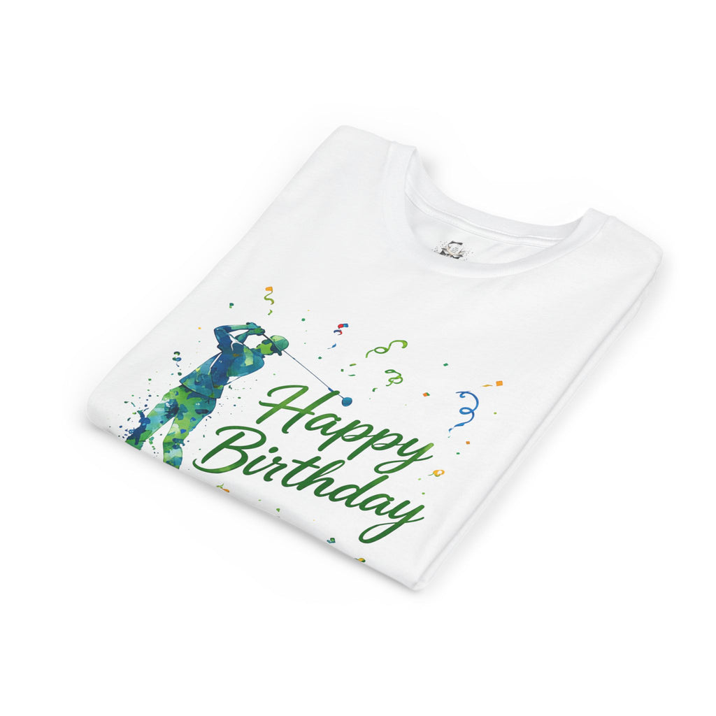 Youth Golf 'Happy Birthday' Tee — Kids Golf Birthday Shirt