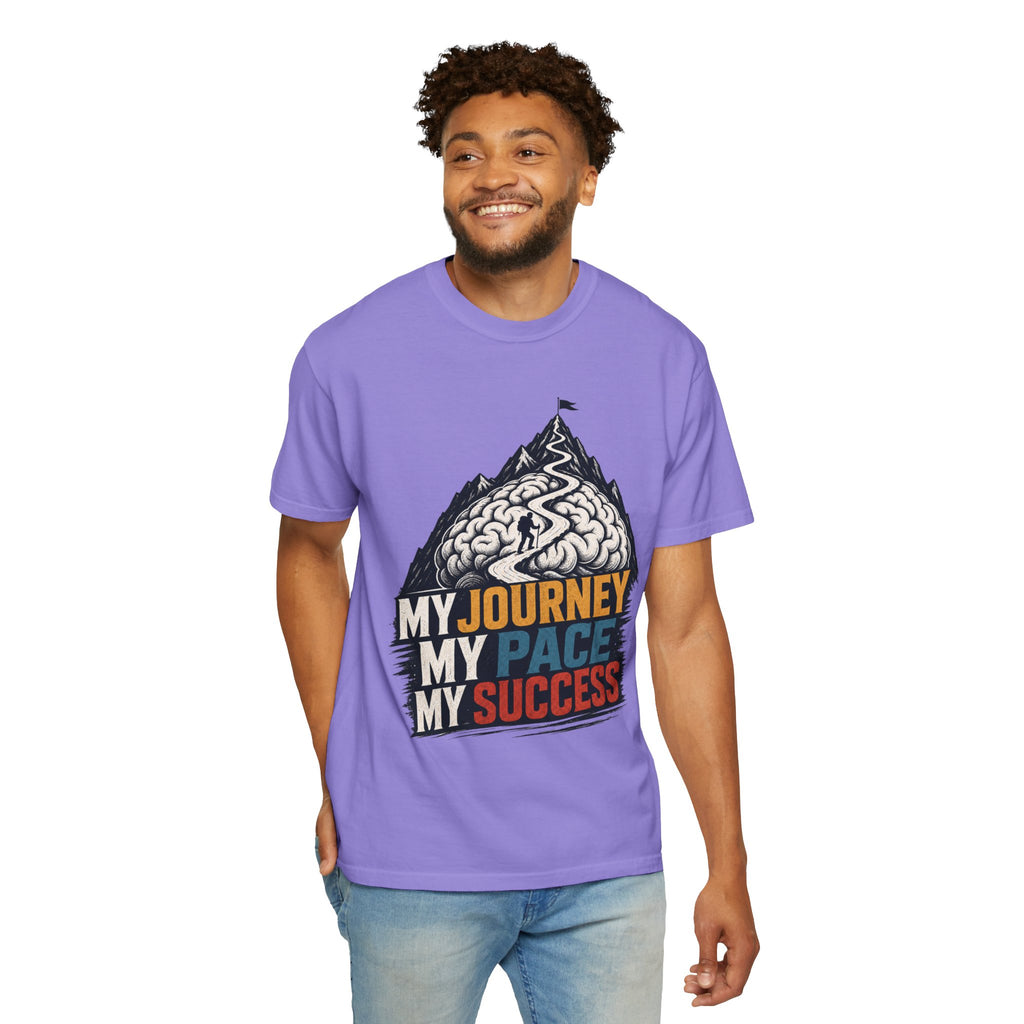 My Journey My Pace My Success T-Shirt — Motivational Mountain Graphic Tee