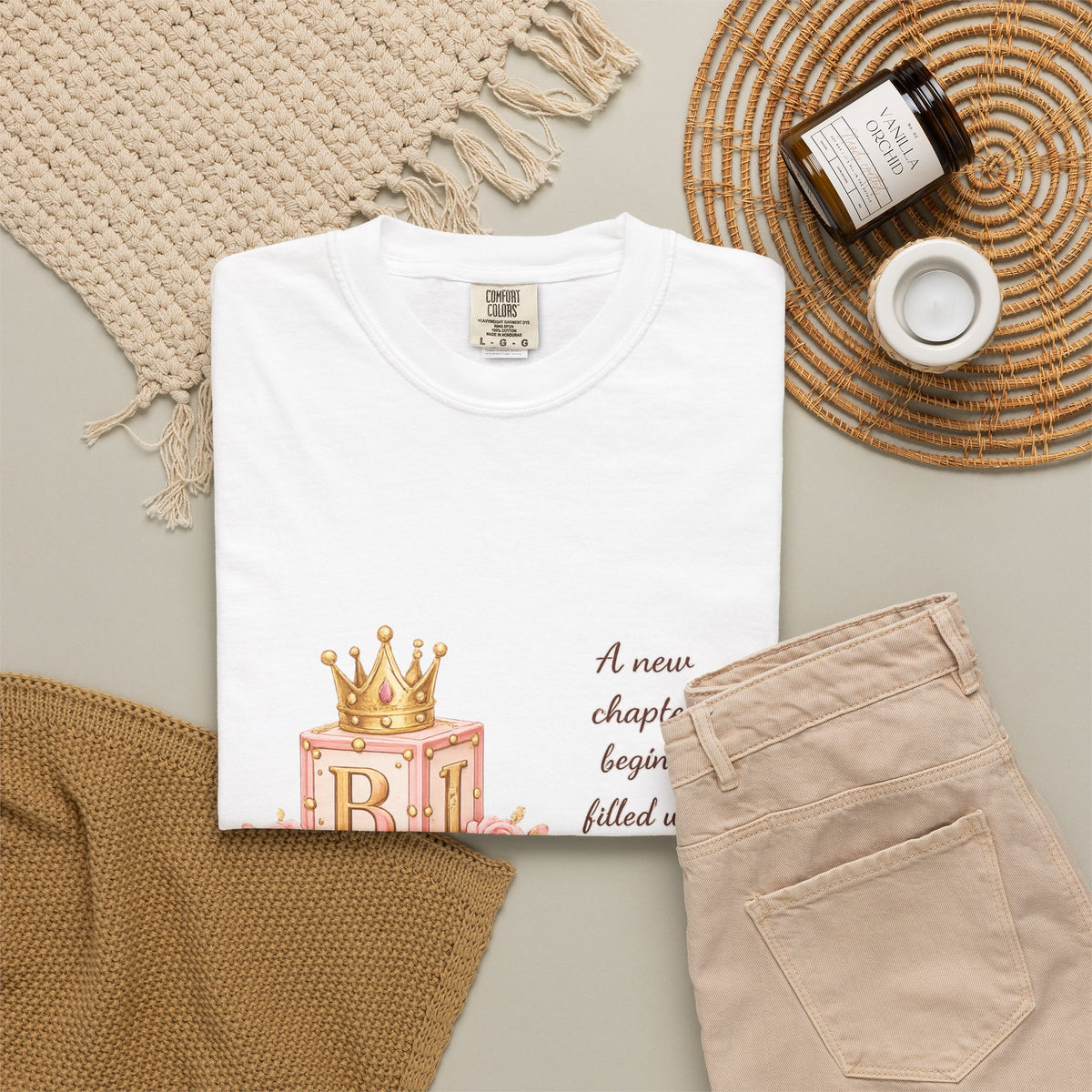 Baby Blocks Congratulations T-Shirt — New Baby Shower Gift for New Mom