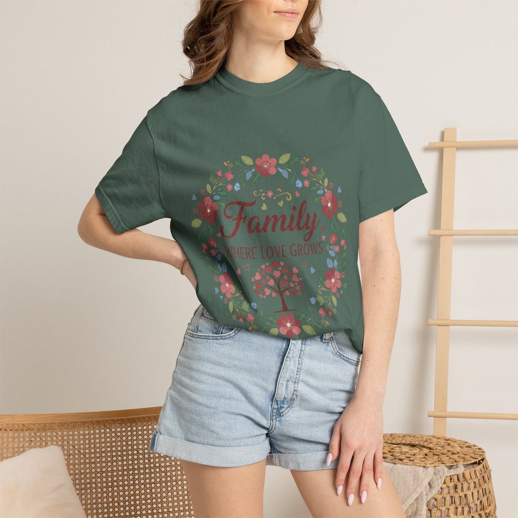 Family Where Love Grows T-Shirt