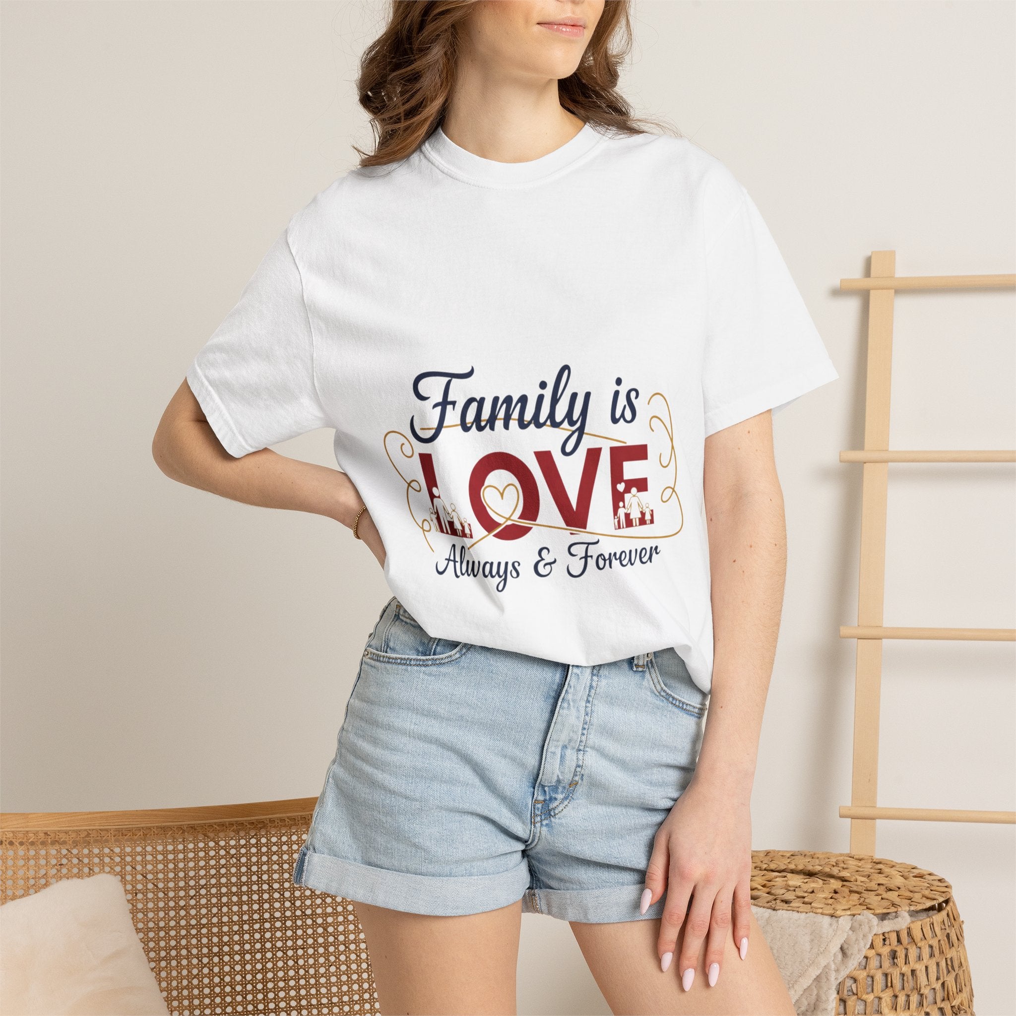 Family Is Love T-Shirt – "Family is Love Always & Forever" Graphic Tee