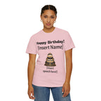 Birthday Cake Personalized T‑Shirt — "Happy Birthday! [Insert Name]" Customizable Tee
