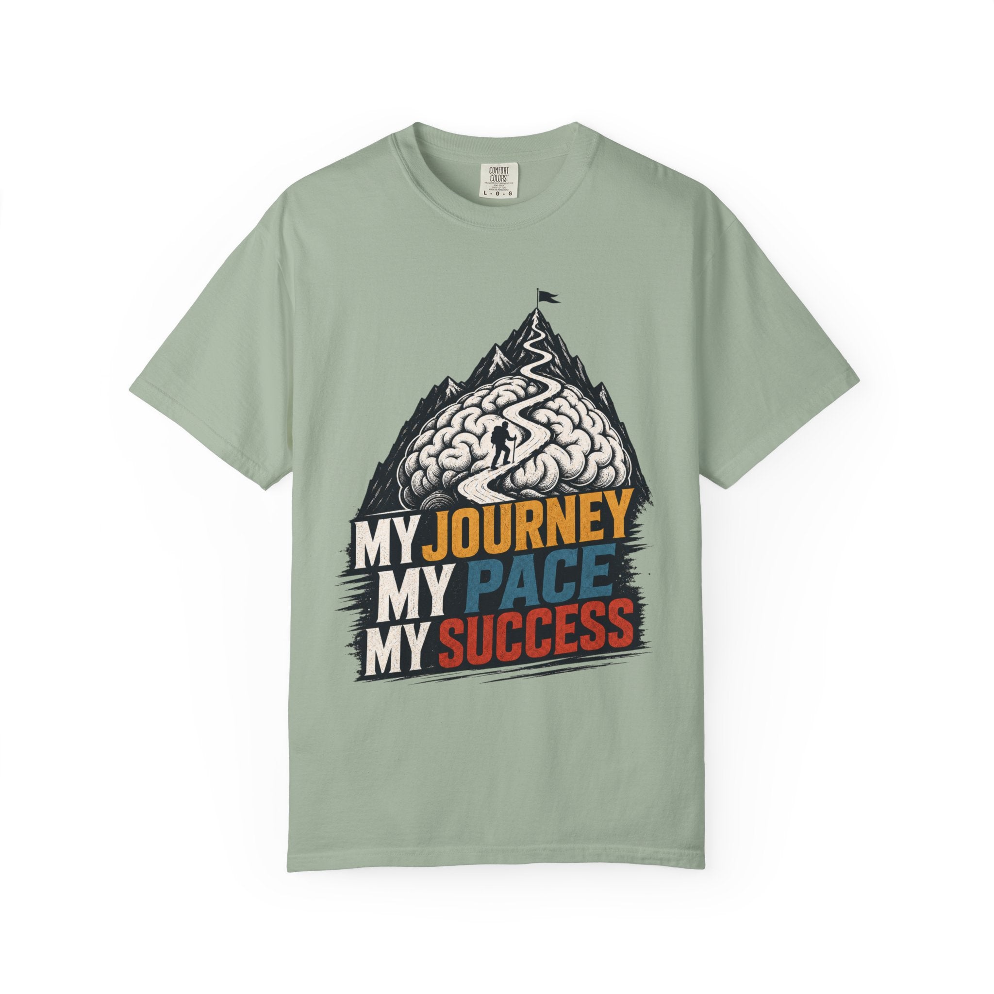 My Journey My Pace My Success T-Shirt — Motivational Mountain Graphic Tee