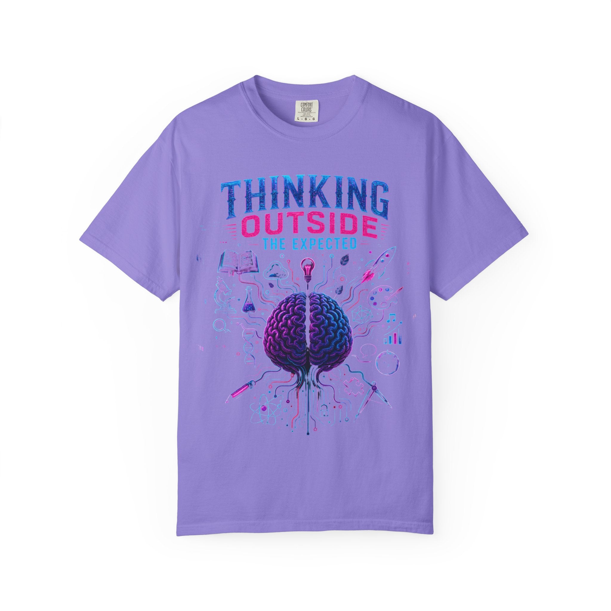 Thinking Outside the Expected T-Shirt — Creative Brain Graphic Tee
