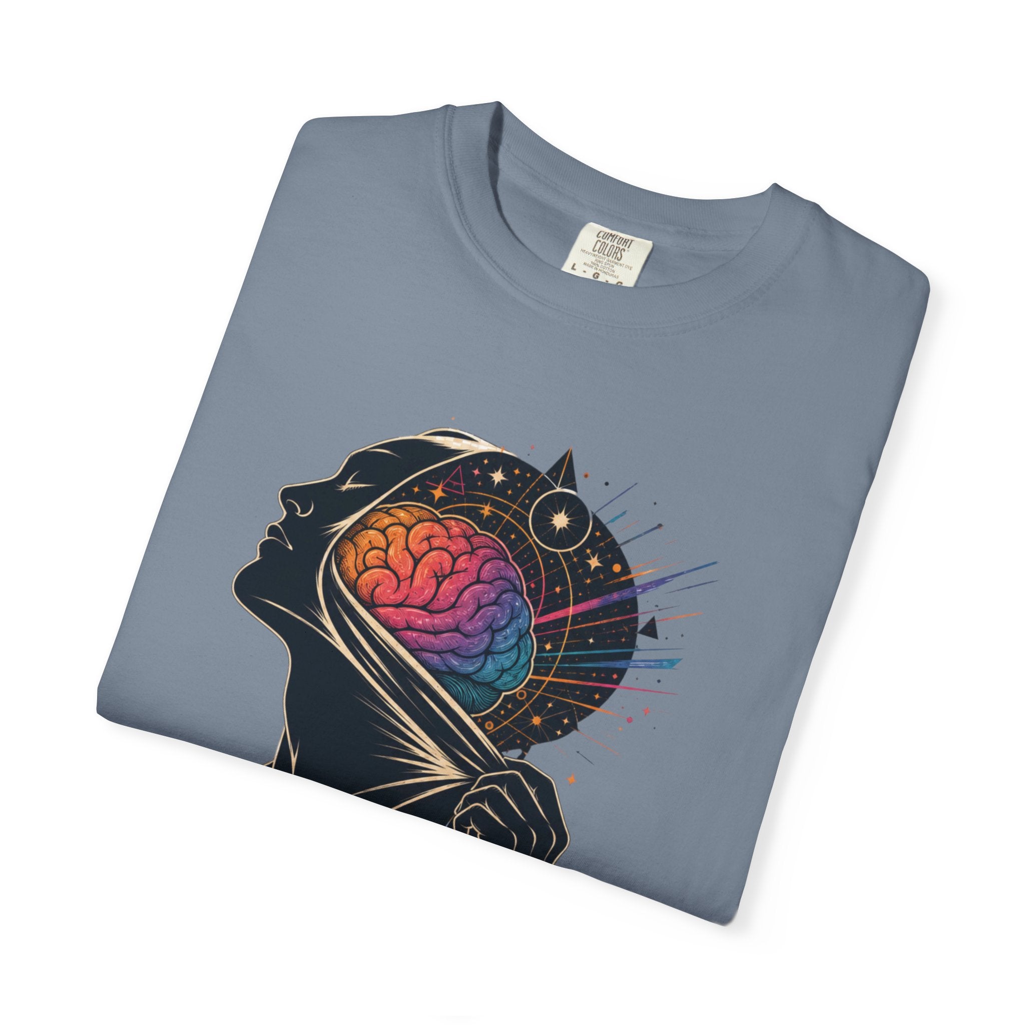 Authentic Is Beautiful Graphic T-Shirt — Pride Rainbow Mind Empowerment Tee
