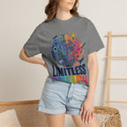 Limitless Potential T-Shirt — Inspirational Brain & Rainbow Design