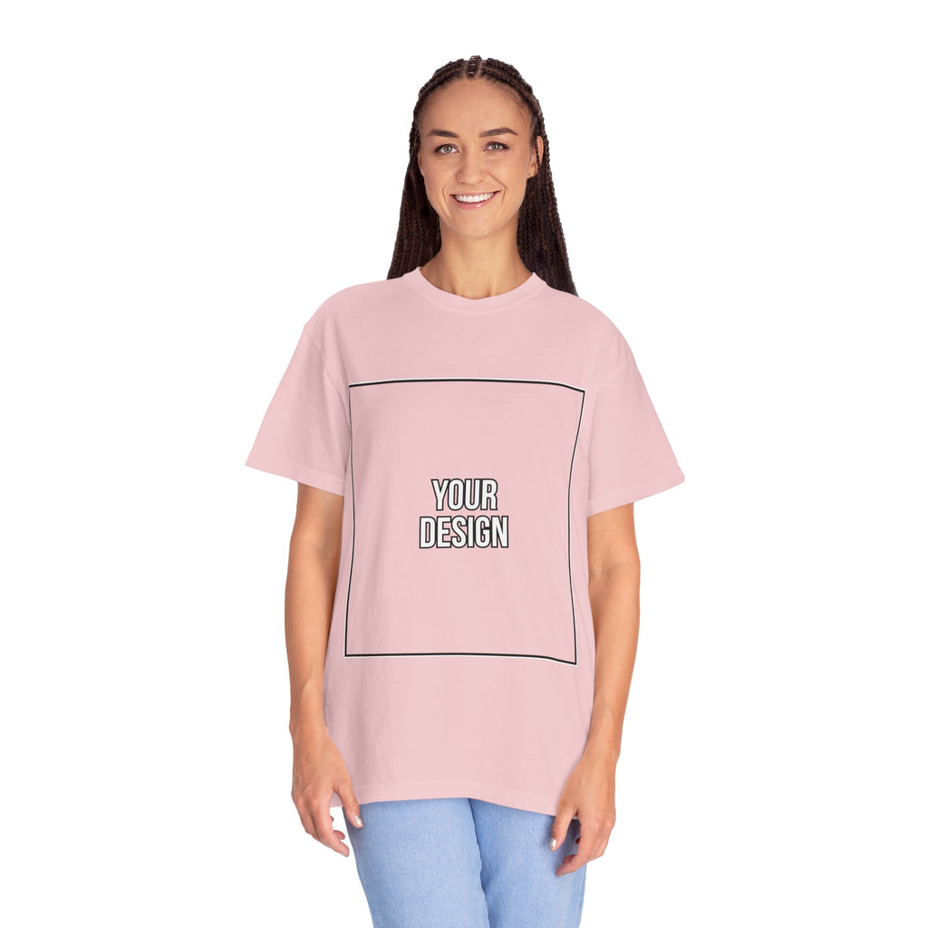 Classic Crewneck T‑Shirt — Custom Front Print Template