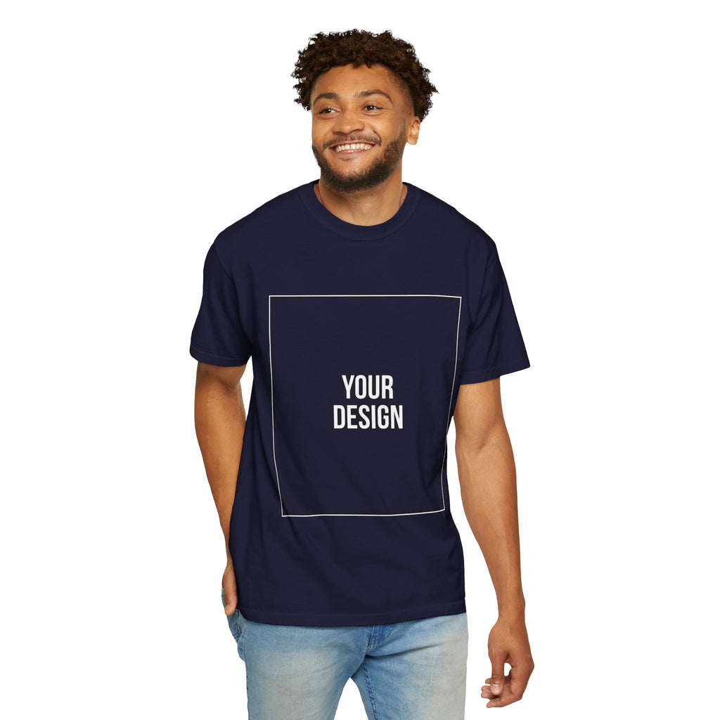 Classic Crewneck T‑Shirt — Custom Front Print Template