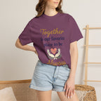 Together Is Our Favorite Place To Be - Romantic Heart T-Shirt