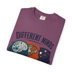 Different Minds Shared Humanity T-Shirt — Unity & Neurodiversity Awareness Tee