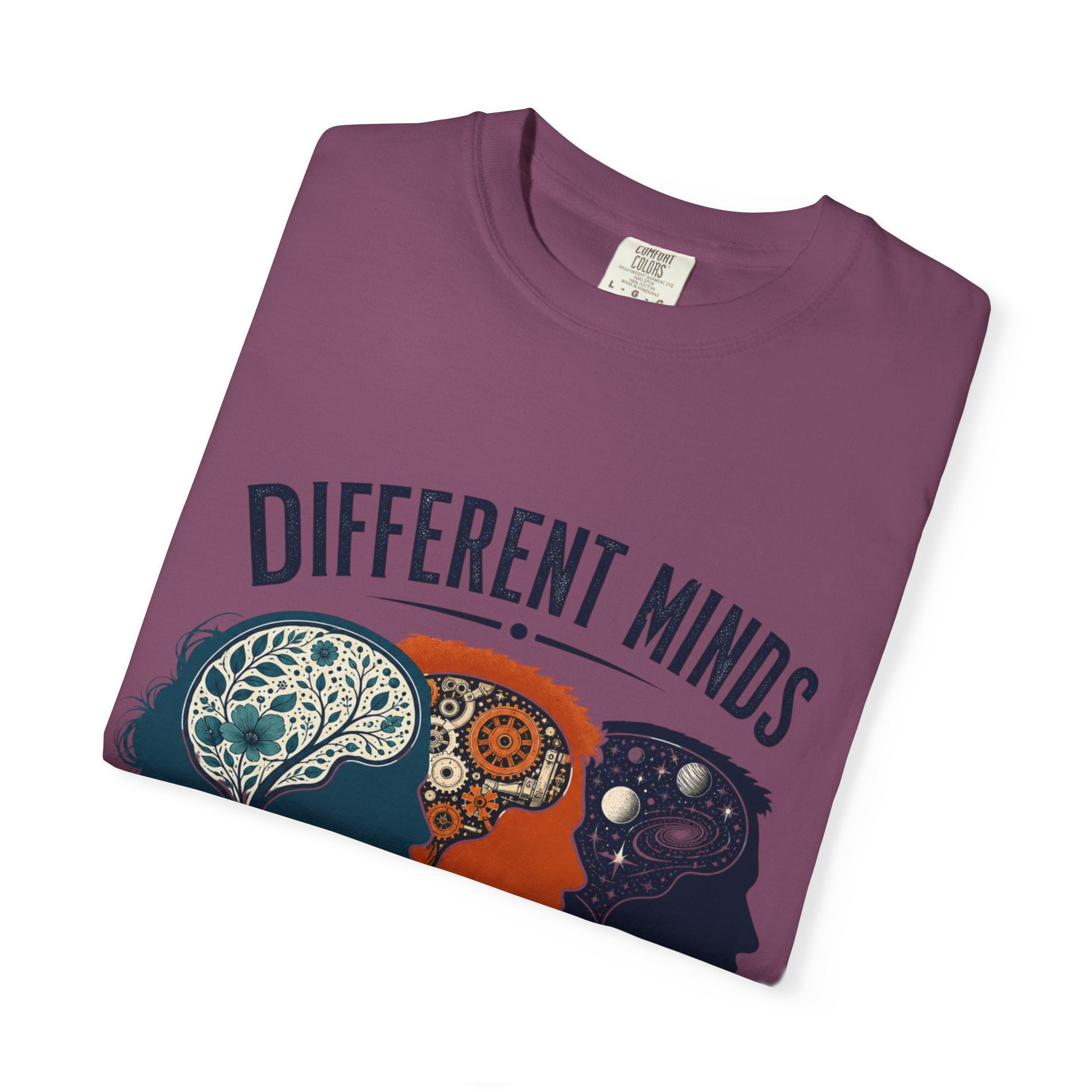 Different Minds Shared Humanity T-Shirt — Unity & Neurodiversity Awareness Tee