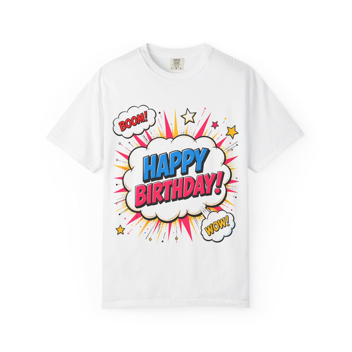 Happy Birthday Comic Adult T-Shirt