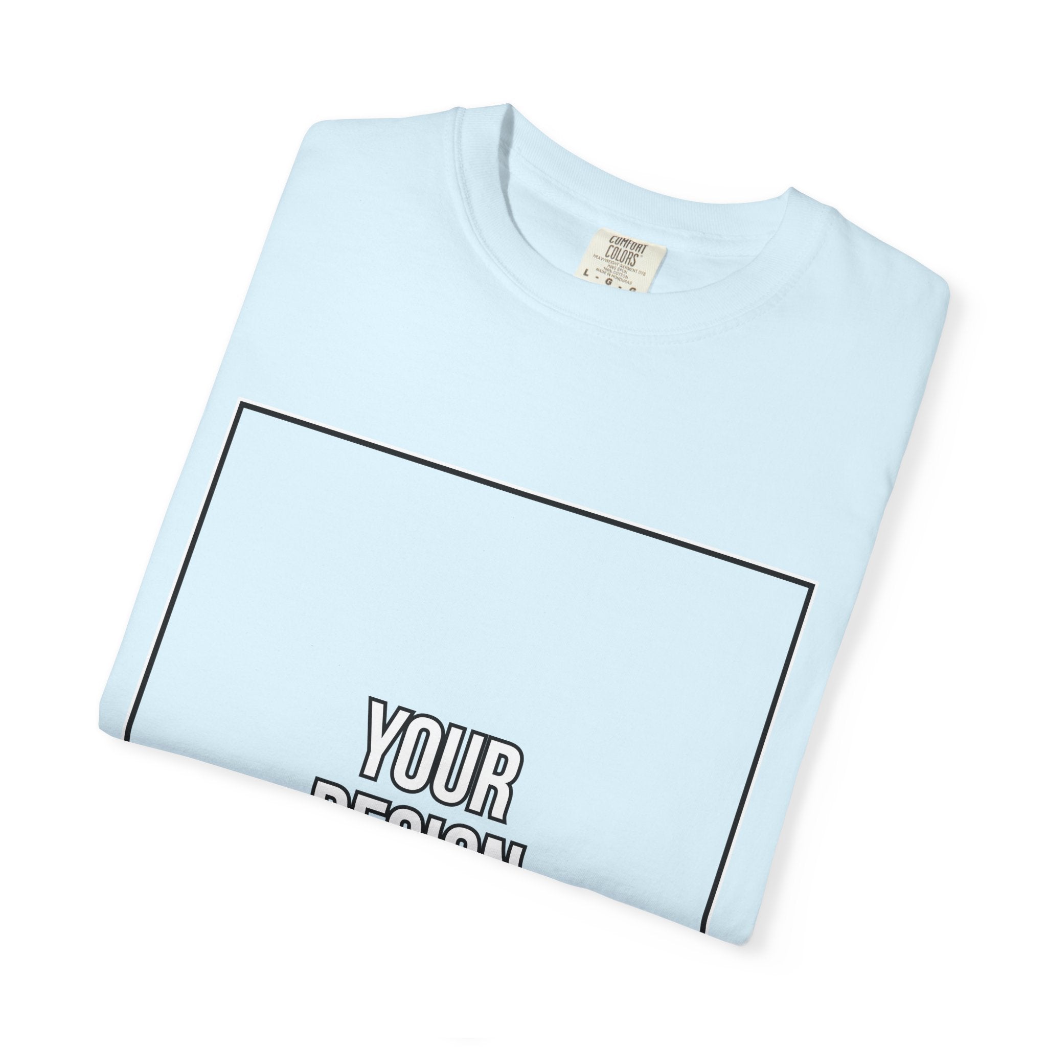Classic Crewneck T‑Shirt — Custom Front Print Template