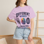 Autism Awareness T-Shirt — "Different Minds, Endless Possibilities"
