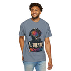Authentic Is Beautiful Graphic T-Shirt — Pride Rainbow Mind Empowerment Tee