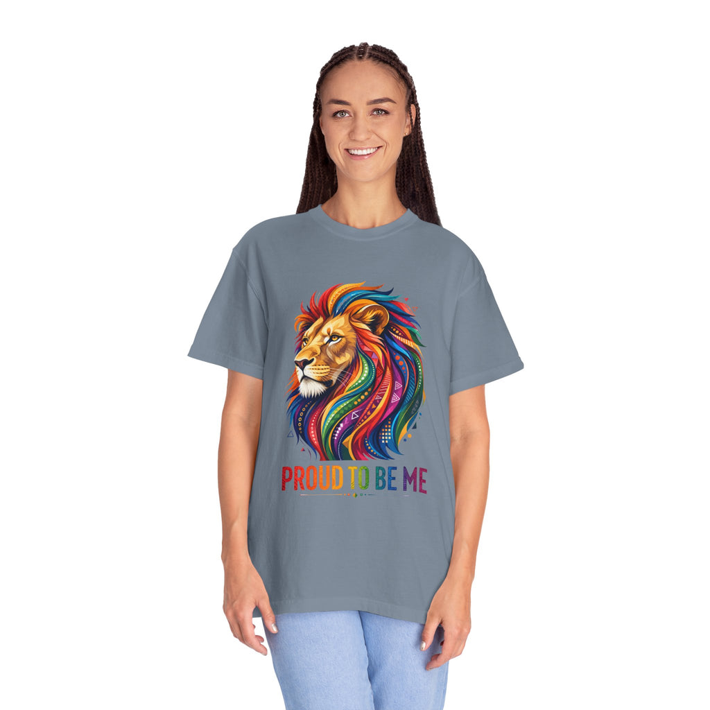 Proud to Be Me Lion T-Shirt — Rainbow Mane Pride Tee
