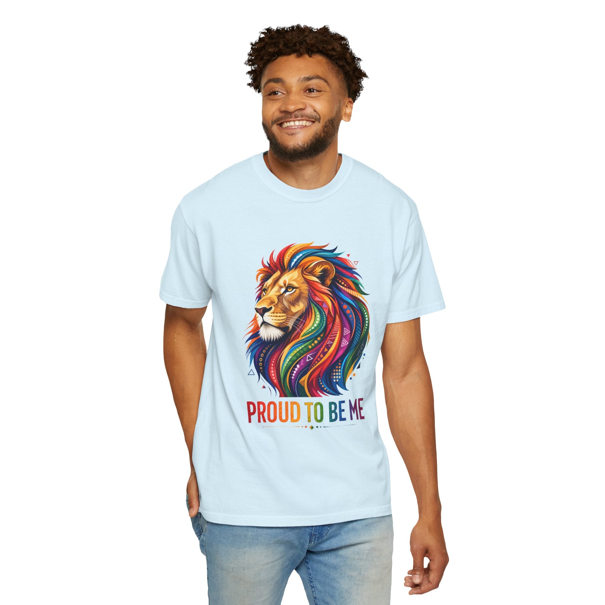Proud to Be Me Lion T-Shirt — Rainbow Mane Pride Tee