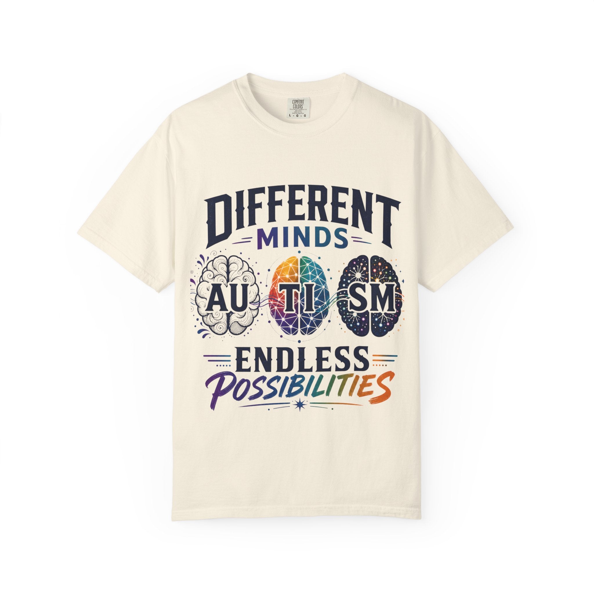 Autism Awareness T-Shirt — "Different Minds, Endless Possibilities"